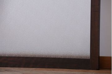 大正ロマン　当時物色ガラス入り!アンティーク引き戸(窓)