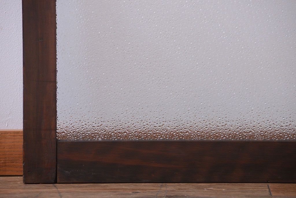 大正ロマン　当時物色ガラス入り!アンティーク引き戸(窓)