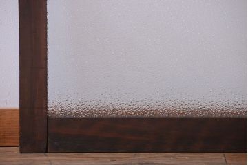 大正ロマン　当時物色ガラス入り!アンティーク引き戸(窓)