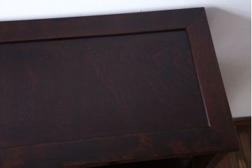 中古　北海道民芸家具　#105　茶箪笥(茶棚・飾り棚)(定価約17万円)