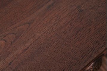 アンティーク家具　古民具・骨董　古い総栗材のアンティーク片袖文机