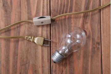 中古　ヤマギワ(yamagiwa)　イタリアPREARO(プレアロ)社製テーブルスタンド(2)