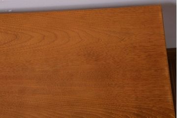 アンティーク家具　和製アンティーク　古いナラ材の小さなサイドテーブル