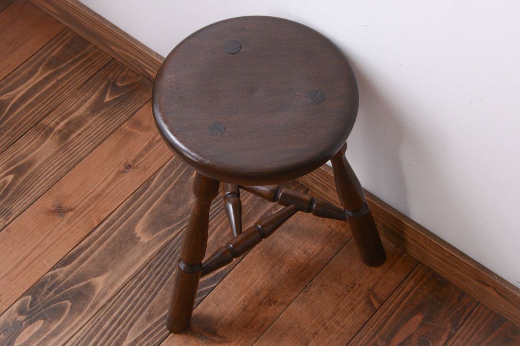 九州民芸家具　ビンテージ品　丸スツール