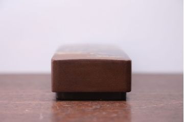 アンティーク雑貨　アンティーク　梅花の図・蒔絵文箱(漆器、梨地)