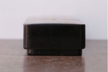 アンティーク雑貨　アンティーク　梅花の図・蒔絵文箱(漆器、梨地)