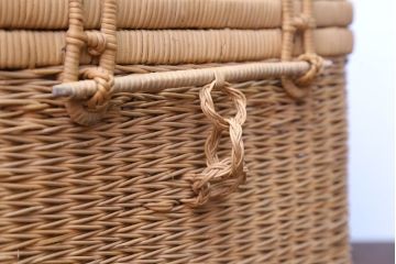 アンティーク雑貨　アンティーク　レトロでかわいいバスケット(2)