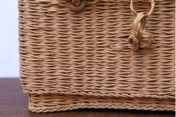 アンティーク雑貨　アンティーク　レトロでかわいいバスケット(2)