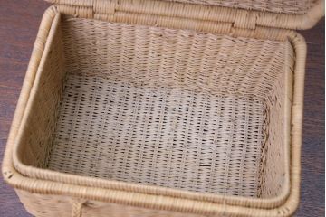 アンティーク雑貨　アンティーク　レトロでかわいいバスケット(2)