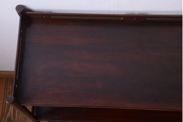 アンティーク家具　古民具・骨董　古い木製のアンティーク飾り棚