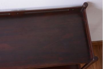 アンティーク家具　古民具・骨董　古い木製のアンティーク飾り棚