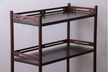 アンティーク家具　古民具・骨董　古い木製のアンティーク飾り棚