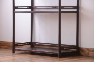 アンティーク家具　古民具・骨董　古い木製のアンティーク飾り棚