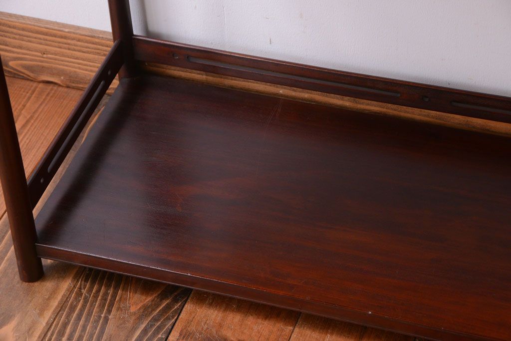 アンティーク家具　古民具・骨董　古い木製のアンティーク飾り棚