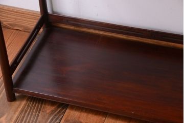 アンティーク家具　古民具・骨董　古い木製のアンティーク飾り棚