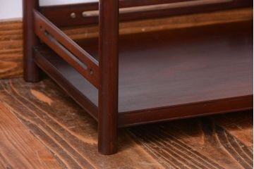 アンティーク家具　古民具・骨董　古い木製のアンティーク飾り棚