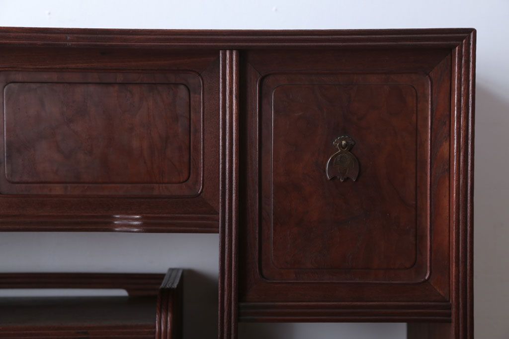 アンティーク家具　和製アンティーク　総桑材!上品な高級収納棚