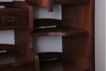 アンティーク家具　和製アンティーク　総桑材!上品な高級収納棚