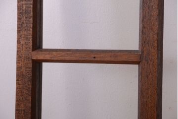 和製アンティーク　珍しい縦型!素通しのゆらゆらガラス戸