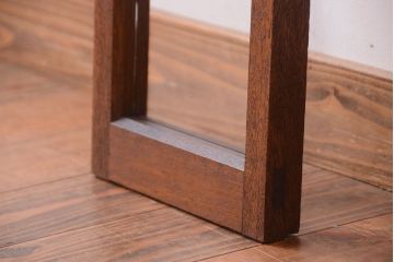 和製アンティーク　珍しい縦型!素通しのゆらゆらガラス戸