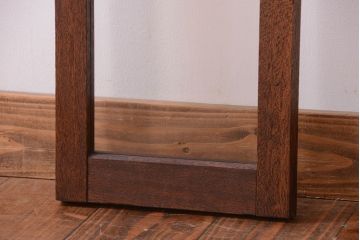 和製アンティーク　珍しい縦型!素通しのゆらゆらガラス戸