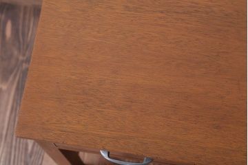 レトロ家具　昭和レトロ　引き出し2杯付き!シンプルなアンティーク平机