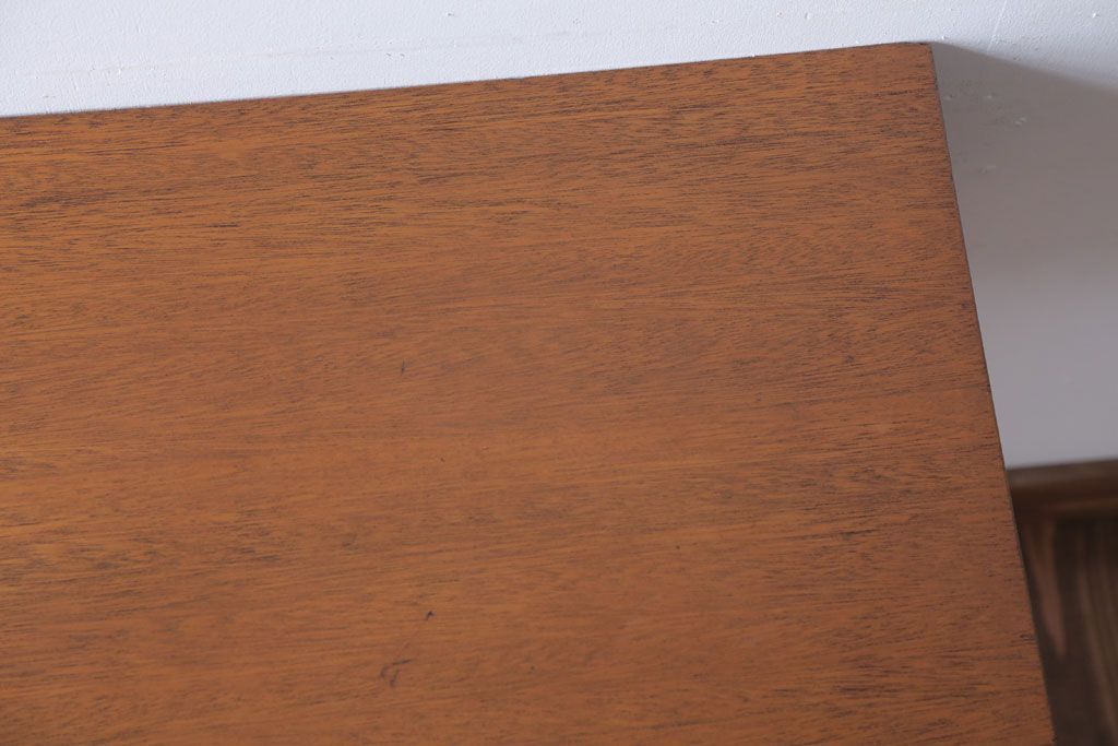 レトロ家具　昭和レトロ　引き出し2杯付き!シンプルなアンティーク平机