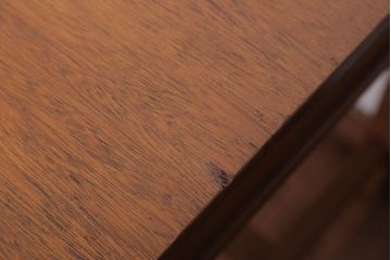 レトロ家具　昭和レトロ　引き出し2杯付き!シンプルなアンティーク平机