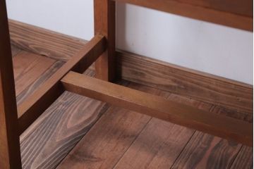 レトロ家具　昭和レトロ　引き出し2杯付き!シンプルなアンティーク平机