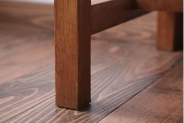 レトロ家具　昭和レトロ　引き出し2杯付き!シンプルなアンティーク平机