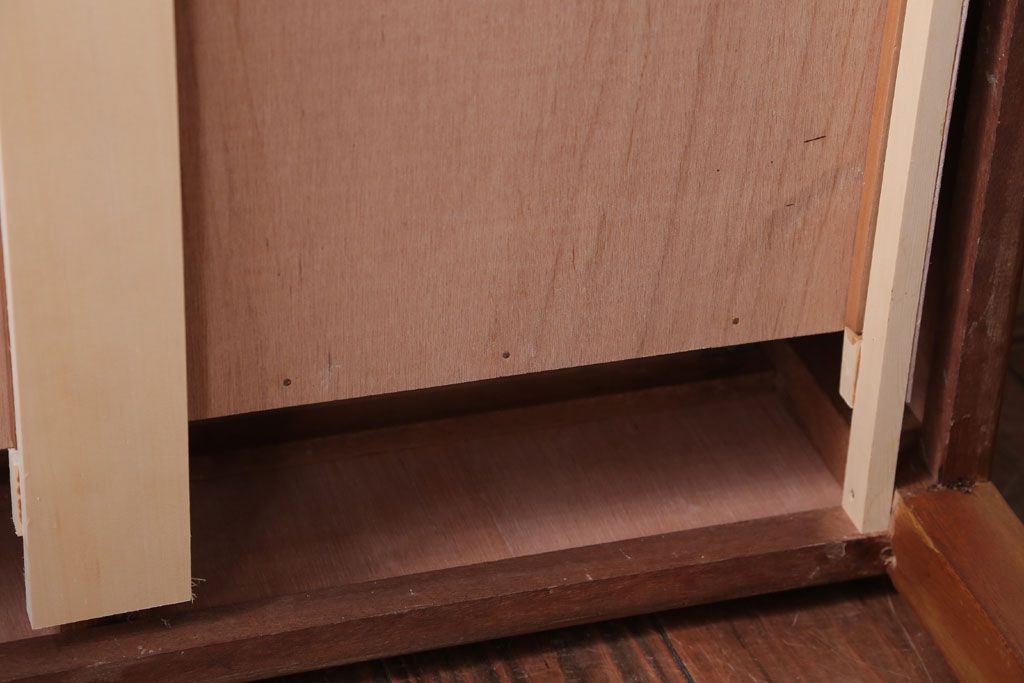 レトロ家具　昭和レトロ　引き出し2杯付き!シンプルなアンティーク平机