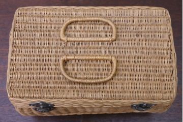 アンティーク雑貨　アンティーク　レトロでかわいいバスケット(1)