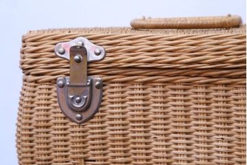 アンティーク雑貨　アンティーク　レトロでかわいいバスケット(1)