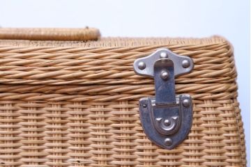 アンティーク雑貨　アンティーク　レトロでかわいいバスケット(1)