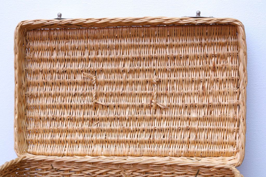 アンティーク雑貨　アンティーク　レトロでかわいいバスケット(1)