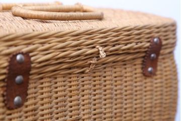 アンティーク雑貨　アンティーク　レトロでかわいいバスケット(1)