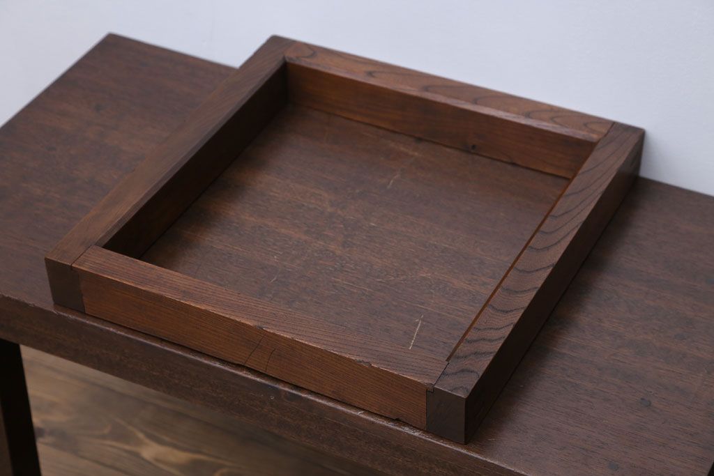 アンティーク雑貨　古民具・骨董　古い木製のアンティーク炉縁