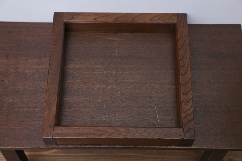 アンティーク雑貨　古民具・骨董　古い木製のアンティーク炉縁