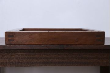 アンティーク雑貨　古民具・骨董　古い木製のアンティーク炉縁