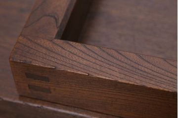 アンティーク雑貨　古民具・骨董　古い木製のアンティーク炉縁