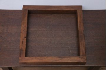 アンティーク雑貨　古民具・骨董　古い木製のアンティーク炉縁