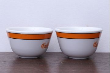 アンティーク雑貨　イタリアRichard Ginori(リチャードジノリ)　Caffe Greco(カフェグレコ)　カップ&ソーサー4客セット