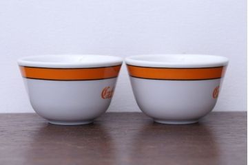 アンティーク雑貨　イタリアRichard Ginori(リチャードジノリ)　Caffe Greco(カフェグレコ)　カップ&ソーサー4客セット