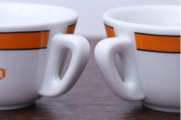 アンティーク雑貨　イタリアRichard Ginori(リチャードジノリ)　Caffe Greco(カフェグレコ)　カップ&ソーサー4客セット