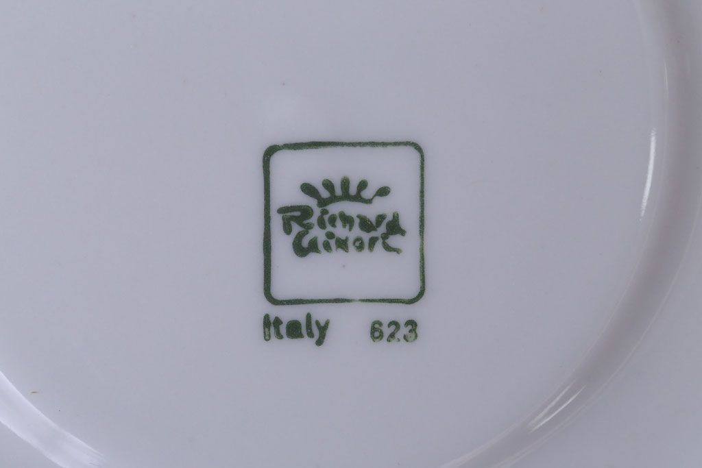 アンティーク雑貨　イタリアRichard Ginori(リチャードジノリ)　Caffe Greco(カフェグレコ)　カップ&ソーサー4客セット