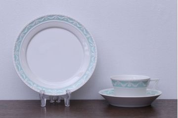 アンティーク雑貨　KPM Berlin(ベルリン王立磁器製陶所)　カップ&ソーサー・ケーキ皿