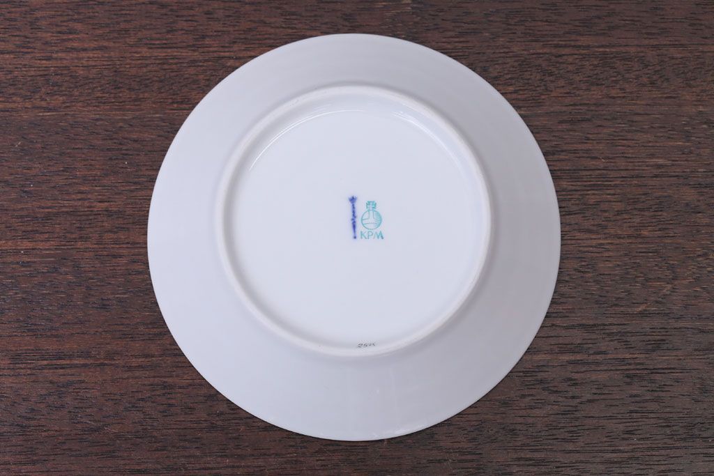 アンティーク雑貨　KPM Berlin(ベルリン王立磁器製陶所)　カップ&ソーサー・ケーキ皿