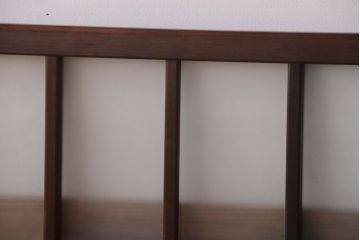 和製アンティーク　すりガラス入り!古い木製の小さなガラス戸2枚セット(1)