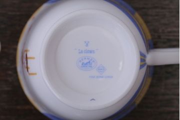 アンティーク雑貨　HERMES(エルメス)　CIRCUS(サーカス)　カップ&ソーサー2客セット
