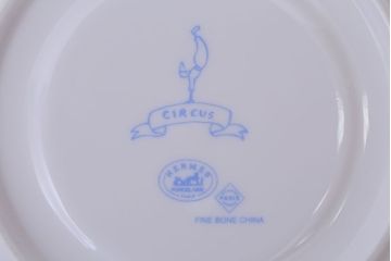 アンティーク雑貨　HERMES(エルメス)　CIRCUS(サーカス)　カップ&ソーサー2客セット